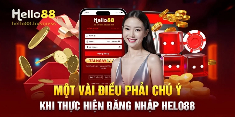 Những lưu ý cần biết khi đăng nhập vào nhà cái Hello88